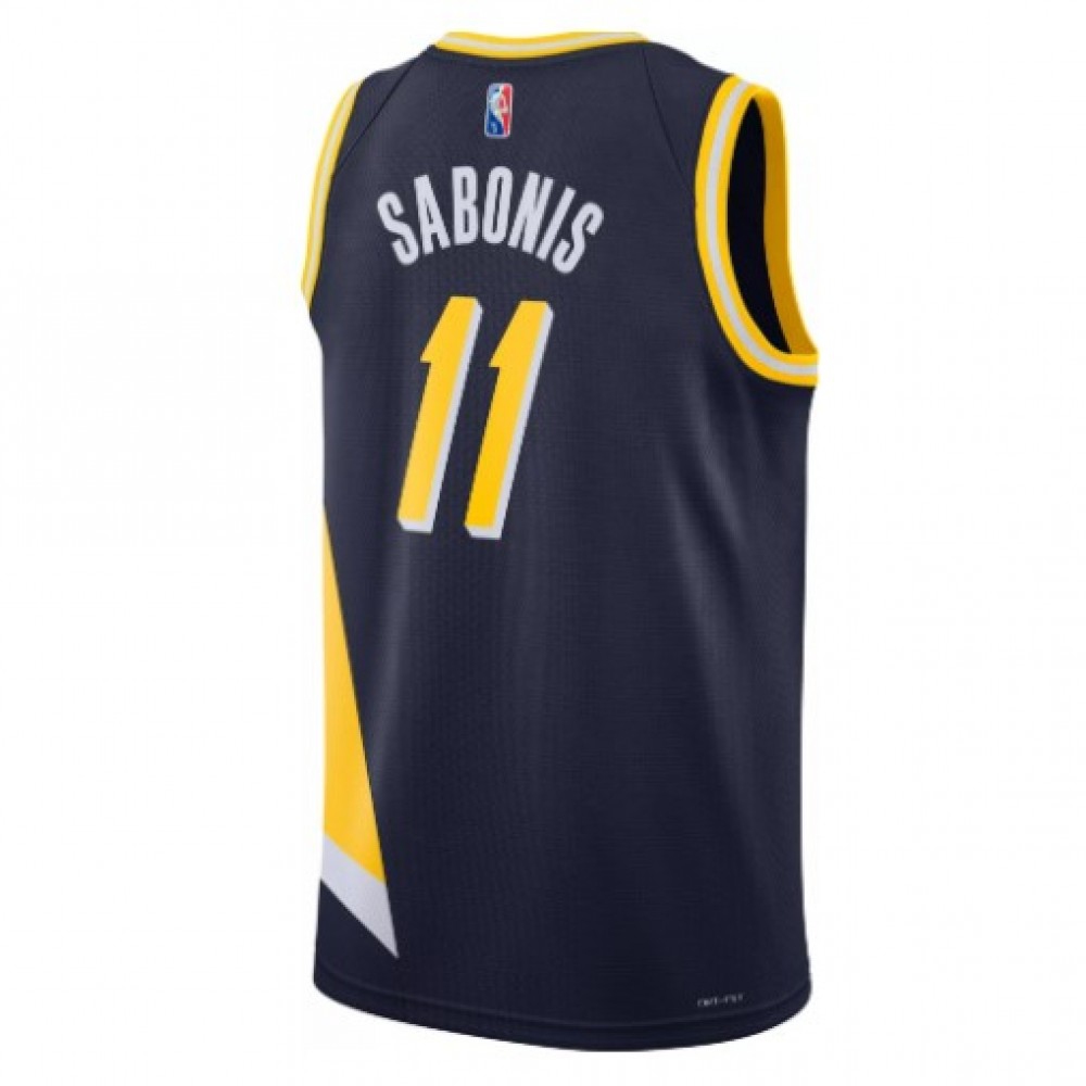 Men's Indiana Pacers Domantas Sabonis #11 Navy 2021/22 Swingman NBA Jersey - City Edition-Pro Kit Vault | Brand New 26/27 Sports Jerseys